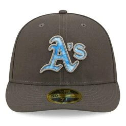 Men's Oakland Athletics New Era Graphite 2022 Father's Day On-Field Low Profile 59FIFTY Fitted Hat -BigLeagueCaps Store mens new era graphite oakland athletics 2022 fathers day on field low profile 59fifty fitted hat pi4462000 altimages ff 4462855 1924ce106a83000a6940alt2 full
