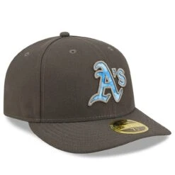 Men's Oakland Athletics New Era Graphite 2022 Father's Day On-Field Low Profile 59FIFTY Fitted Hat -BigLeagueCaps Store mens new era graphite oakland athletics 2022 fathers day on field low profile 59fifty fitted hat pi4462000 altimages ff 4462855 1924ce106a83000a6940alt3 full