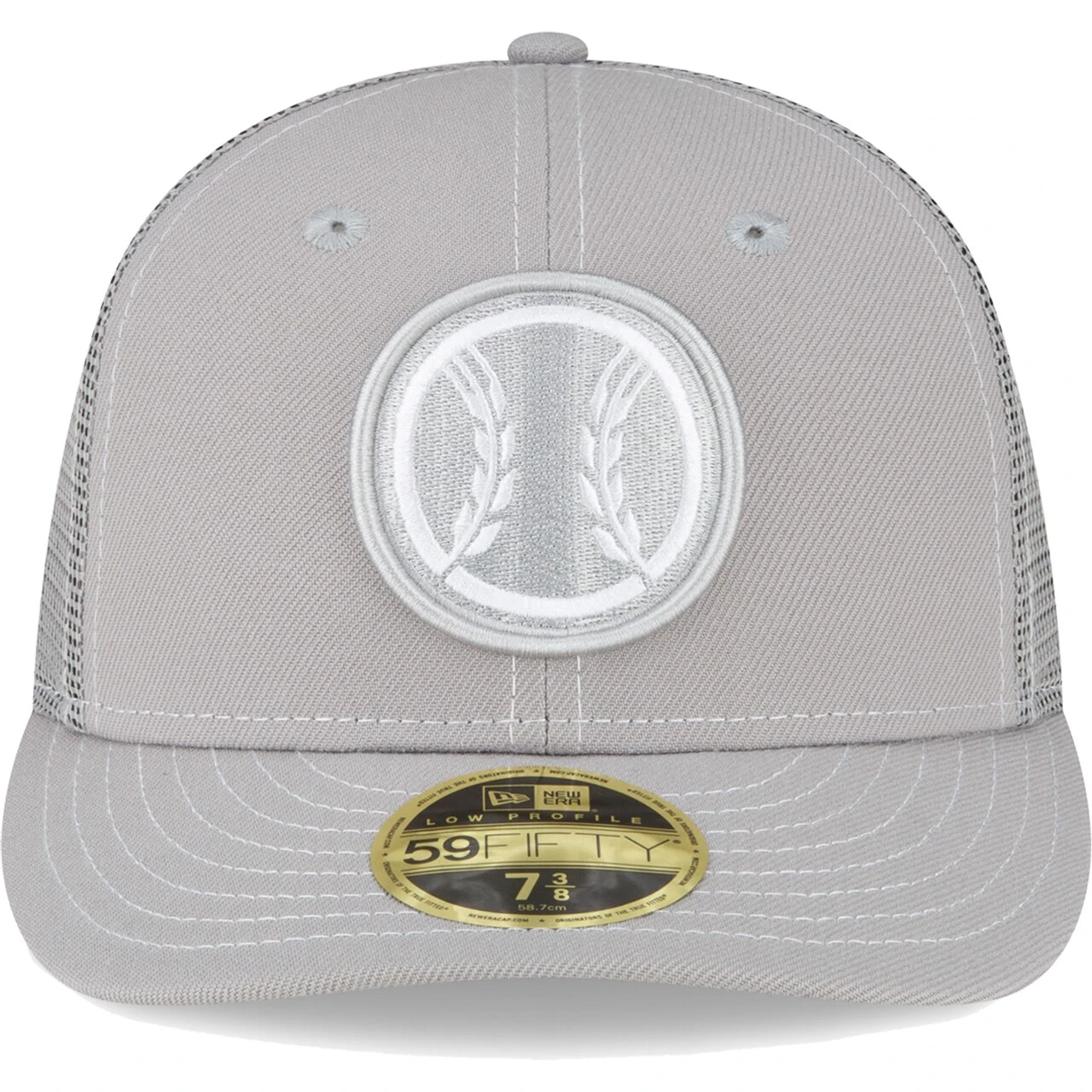 Men's Milwaukee Brewers New Era Gray 2023 On-Field Batting Practice Low Profile 59FIFTY Fitted Hat 4 Men's Milwaukee Brewers New Era Gray 2023 On-Field Batting Practice Low Profile 59FIFTY Fitted Hat - Image 2