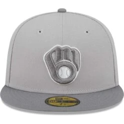 Men's Milwaukee Brewers New Era Gray Green Undervisor 59FIFTY Fitted Hat -BigLeagueCaps Store mens new era gray milwaukee brewers green undervisor 59fifty fitted hat ss5 p 200016013pv 2u faqpoij58l7z5ycnqbo2v aet9blttpb64dtbtkucc
