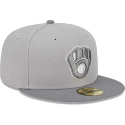 Men's Milwaukee Brewers New Era Gray Green Undervisor 59FIFTY Fitted Hat -BigLeagueCaps Store mens new era gray milwaukee brewers green undervisor 59fifty fitted hat ss5 p 200016013pv 3u faqpoij58l7z5ycnqbo2v zewpn7a0beq5hjo66jux