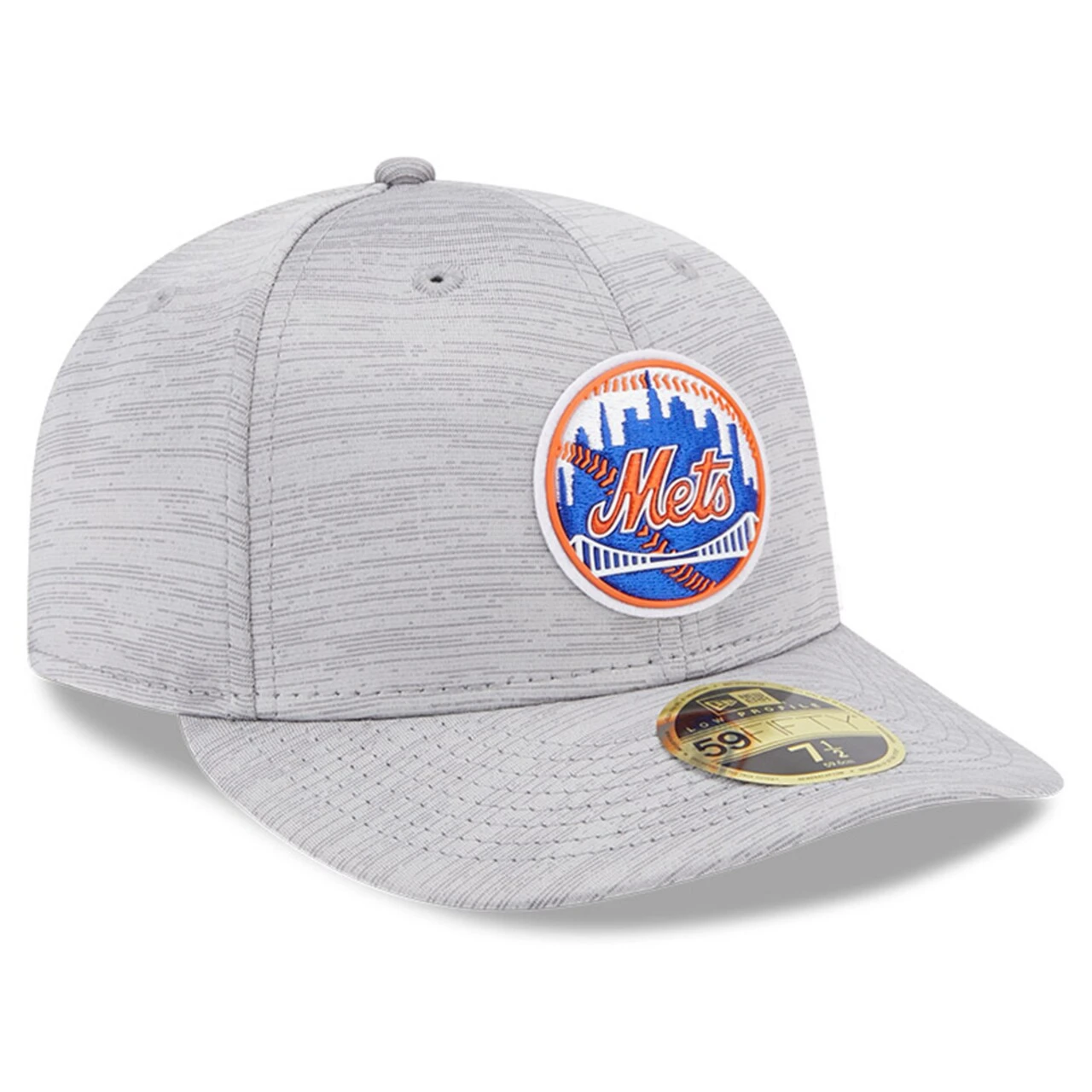 Men's New York Mets New Era Gray 2023 Clubhouse Low Profile 59FIFTY Fitted Hat 5 Men's New York Mets New Era Gray 2023 Clubhouse Low Profile 59FIFTY Fitted Hat - Image 3