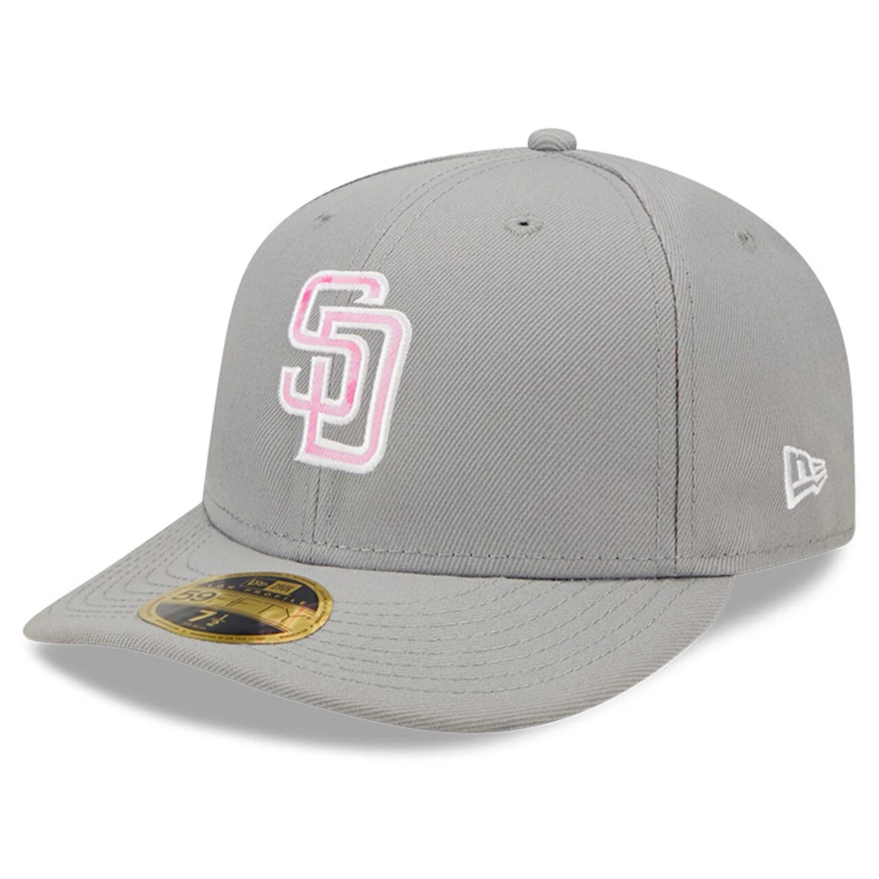 Men's San Diego Padres New Era Gray 2022 Mother's Day On-Field Low Profile 59FIFTY Fitted Hat 3 Men's San Diego Padres New Era Gray 2022 Mother's Day On-Field Low Profile 59FIFTY Fitted Hat