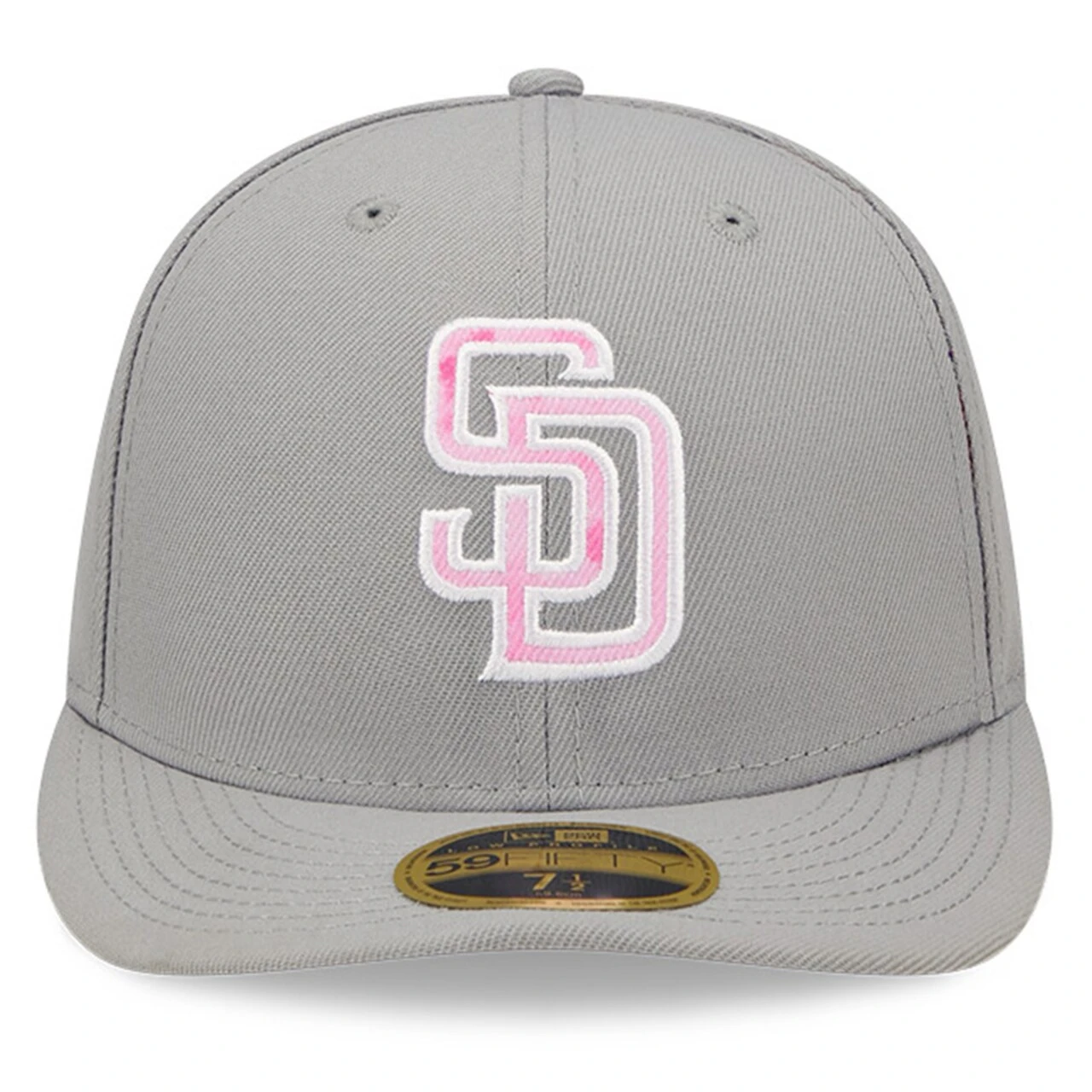 Men's San Diego Padres New Era Gray 2022 Mother's Day On-Field Low Profile 59FIFTY Fitted Hat 4 Men's San Diego Padres New Era Gray 2022 Mother's Day On-Field Low Profile 59FIFTY Fitted Hat - Image 2