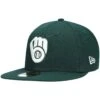 Men's Milwaukee Brewers New Era Green White Logo 59FIFTY Fitted Hat 2 Men's Milwaukee Brewers New Era Green White Logo 59FIFTY Fitted Hat -BigLeagueCaps Store mens new era green milwaukee brewers white logo 59fifty fitted hat pi4208000 altimages ff 4208708 d3d63f19ecf62bed8c63alt1 full