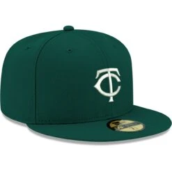 Men's Minnesota Twins New Era Green White Logo 59FIFTY Fitted Hat -BigLeagueCaps Store mens new era green minnesota twins white logo 59fifty fitted hat pi4705000 altimages ff 4705597 03da9a7f58888131bef1alt3 full