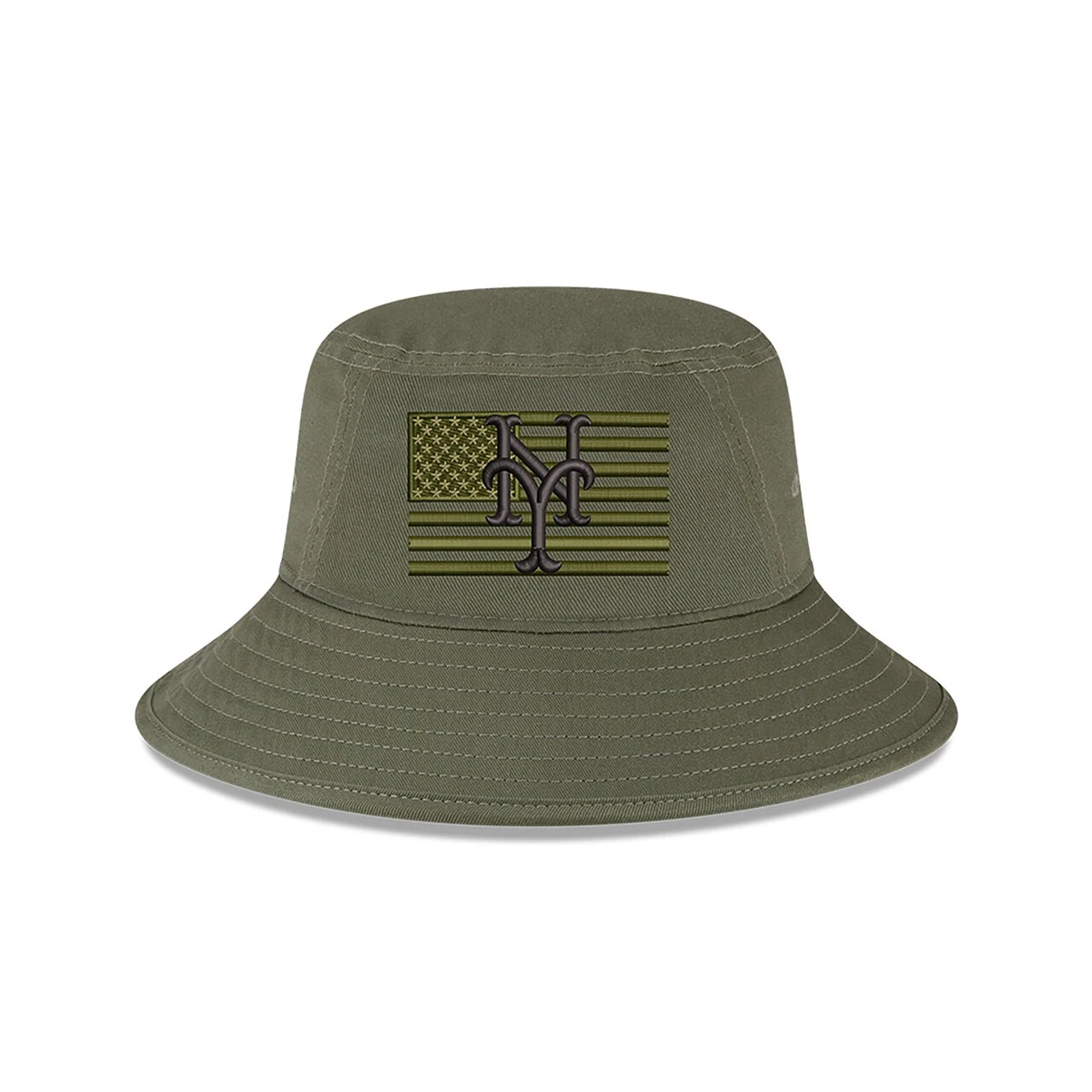 Men's New York Mets New Era Green 2023 Armed Forces Day Bucket Hat 4 Men's New York Mets New Era Green 2023 Armed Forces Day Bucket Hat - Image 2