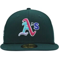 Men's Oakland Athletics New Era Green 1989 World Series Polar Lights 59FIFTY Fitted Hat -BigLeagueCaps Store mens new era green oakland athletics 1989 world series polar lights 59fifty fitted hat ss5 p 4870384pv 2u esbkfnhby4sawdeqxdlgv kjp5uqynqz1kblyrj9h4