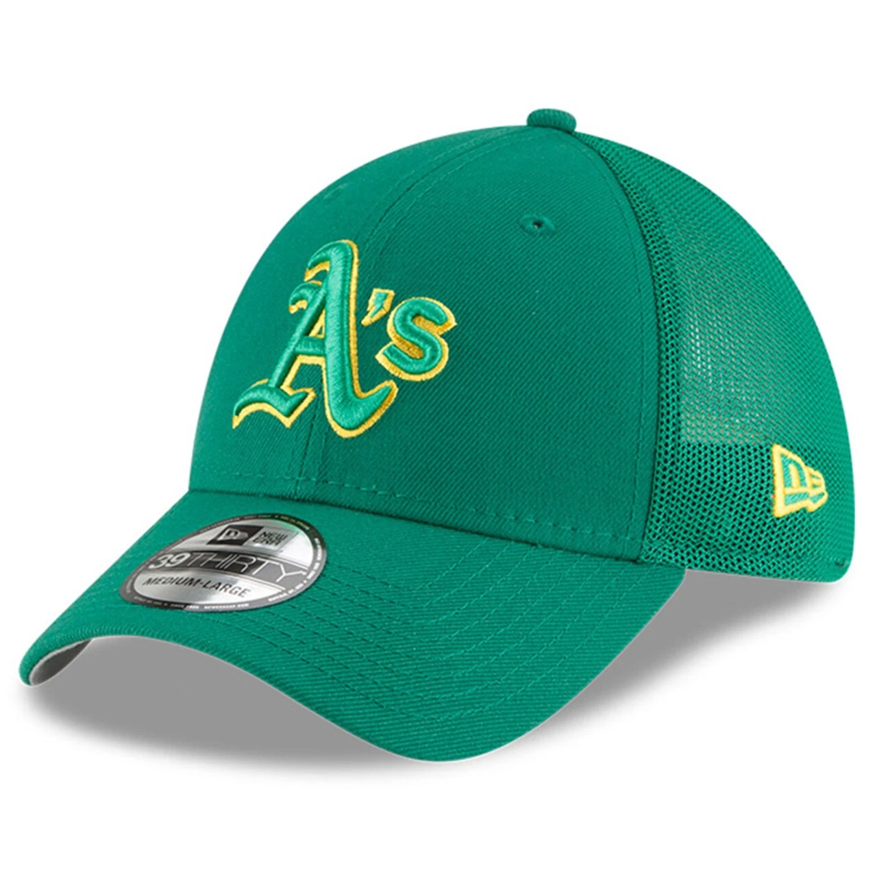 Men's Oakland Athletics New Era Green 2023 Batting Practice 39THIRTY Flex Hat 3 Men's Oakland Athletics New Era Green 2023 Batting Practice 39THIRTY Flex Hat