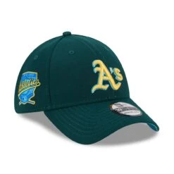 Men's Oakland Athletics New Era Green 2023 MLB Father's Day 39THIRTY Flex Hat