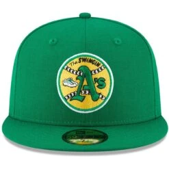 Men's Oakland Athletics New Era Green Cooperstown Collection Logo 59FIFTY Fitted Hat -BigLeagueCaps Store mens new era green oakland athletics cooperstown collection logo 59fifty fitted hat pi4277000 altimages ff 4277064 2e2e139fd3a359dcf766alt2 full