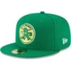 Men's Oakland Athletics New Era Green Cooperstown Collection Wool 59FIFTY Fitted Hat -BigLeagueCaps Store mens new era green oakland athletics cooperstown collection wool 59fifty fitted hat pi2976000 altimages ff 2976498alt1 full