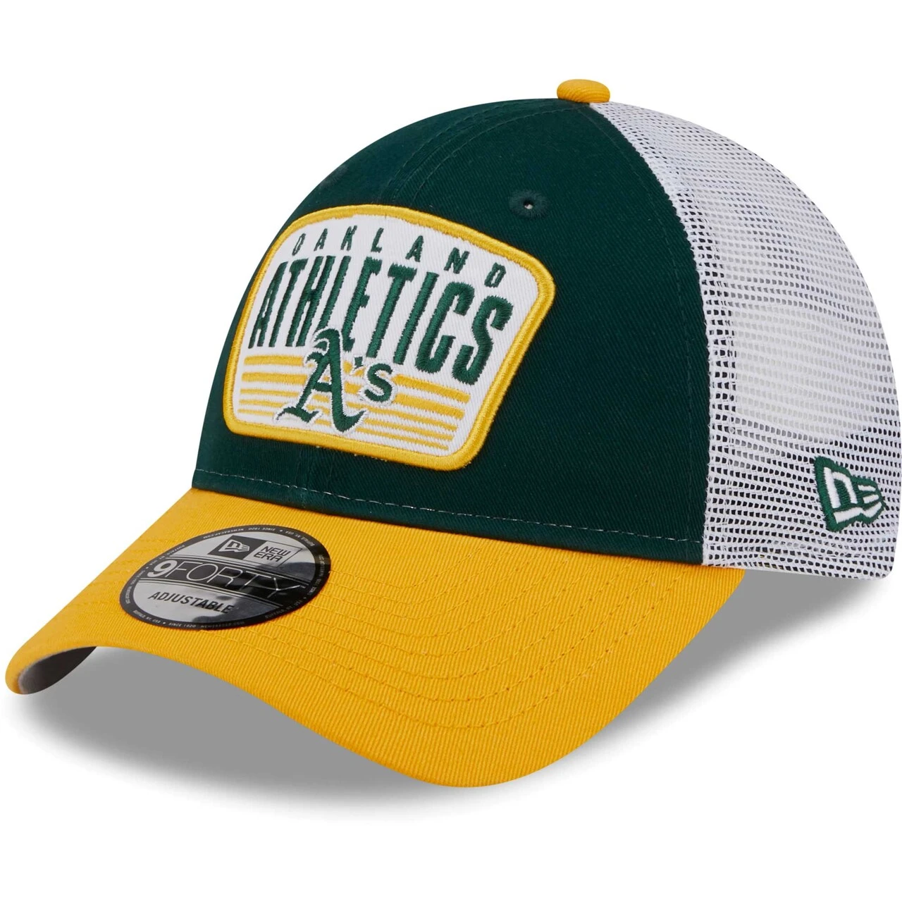 Men's Oakland Athletics New Era Green Two-Tone Patch 9FORTY Snapback Hat 3 Men's Oakland Athletics New Era Green Two-Tone Patch 9FORTY Snapback Hat