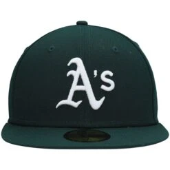 Men's Oakland Athletics New Era Green White Logo 59FIFTY Fitted Hat 7 Men's Oakland Athletics New Era Green White Logo 59FIFTY Fitted Hat -BigLeagueCaps Store mens new era green oakland athletics white logo 59fifty fitted hat pi4705000 altimages ff 4705583 c3233d10d4917286b1d9alt2 full