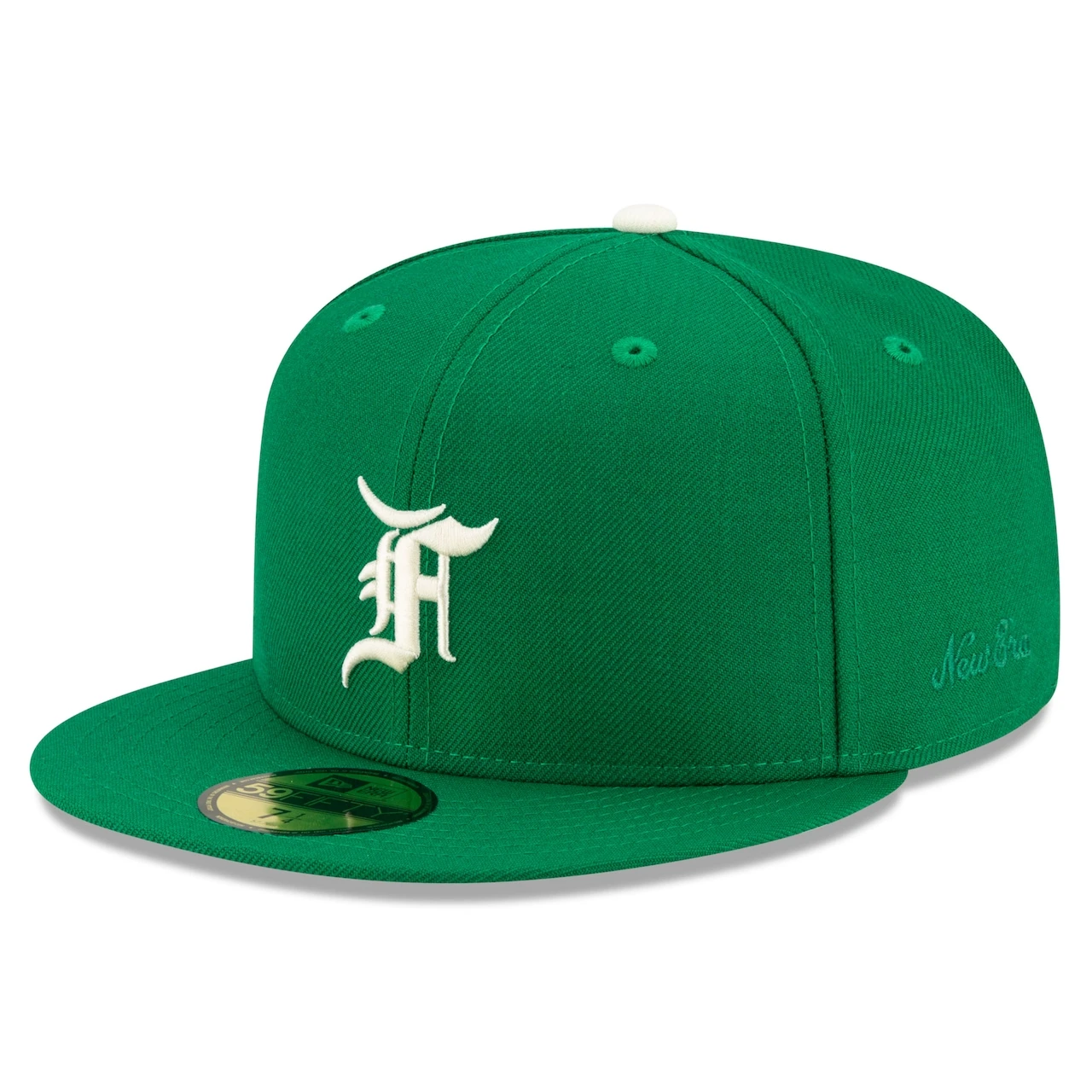 Men's MLB New Era Kelly Green Fear Of God Essentials 59FIFTY Fitted Hat 3 Men's MLB New Era Kelly Green Fear Of God Essentials 59FIFTY Fitted Hat