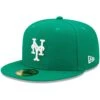 Men's New York Mets New Era Kelly Green White Logo 59FIFTY Fitted Hat -BigLeagueCaps Store mens new era kelly green new york mets white logo 59fifty fitted hat pi4708000 altimages ff 4708057 e05ccb640edee2becf20alt1 full