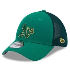 Men's Oakland Athletics New Era Kelly Green 2023 St. Patrick's Day 39THIRTY Flex Hat