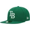 Men's Tampa Bay Rays New Era Kelly Green White Logo 59FIFTY Fitted Hat -BigLeagueCaps Store mens new era kelly green tampa bay rays white logo 59fifty fitted hat pi4708000 altimages ff 4708053 b4f2d68613e0da1c54d6alt1 full