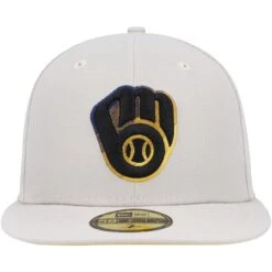 Men's Milwaukee Brewers New Era Khaki Stone Dim Undervisor 59FIFTY Fitted Hat -BigLeagueCaps Store mens new era khaki milwaukee brewers stone dim undervisor 59fifty fitted hat ss5 p 4961126pv 2u jiivfttahucl66geyucvv j9djkeyres2lzcgyckh3