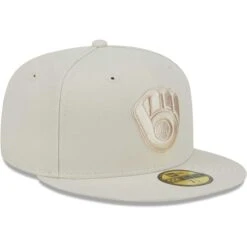 Men's Milwaukee Brewers New Era Khaki Tonal 59FIFTY Fitted Hat -BigLeagueCaps Store mens new era khaki milwaukee brewers tonal 59fifty fitted hat ss5 p 200015915pv 3u 0tv7ikrmauijllkspr5fv s9vpk7rlpdk5tzq2lhgc
