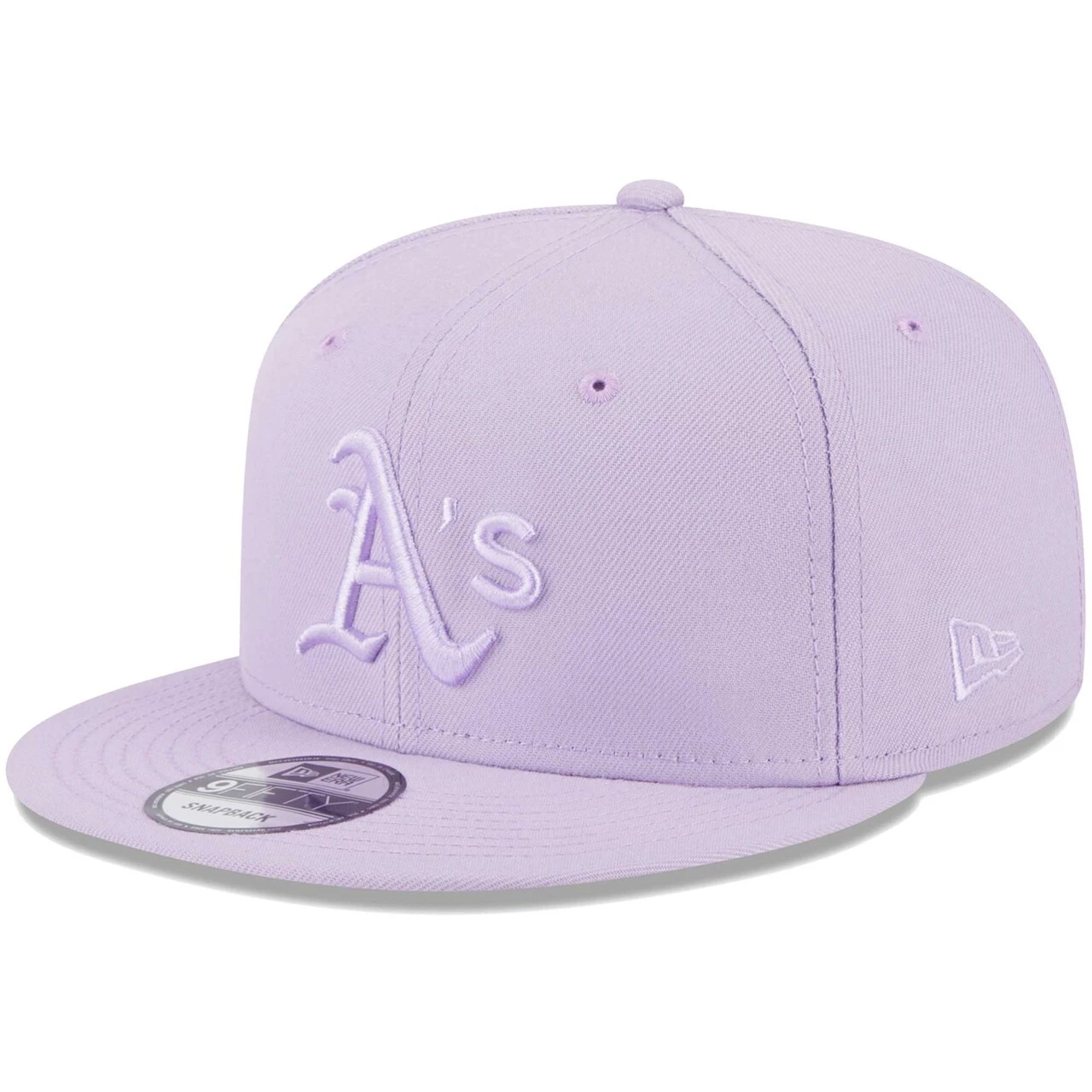 Men's Oakland Athletics New Era Lavender Spring Color Basic 9FIFTY Snapback Hat 3 Men's Oakland Athletics New Era Lavender Spring Color Basic 9FIFTY Snapback Hat
