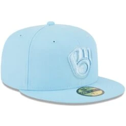 Men's Milwaukee Brewers New Era Light Blue 2023 Spring Color Basic 59FIFTY Fitted Hat -BigLeagueCaps Store mens new era light blue milwaukee brewers 2023 spring color basic 59fifty fitted hat ss5 p 4998416pv 3u 6qqfveyekeh6hbddmn7dv y8i6uvyjxqepesj8jild