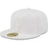 Men's Minnesota Twins New Era White On White 59FIFTY Fitted Hat 2 Men's Minnesota Twins New Era White On White 59FIFTY Fitted Hat -BigLeagueCaps Store mens new era minnesota twins white on white 59fifty fitted hat pi4731000 altimages ff 4731060 2746c8e0e0c3e1fd3e90alt1 full