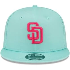Men's San Diego Padres New Era Mint 2022 City Connect 9FIFTY Snapback Adjustable Hat -BigLeagueCaps Store mens new era mint san diego padres 2022 city connect 9fifty snapback adjustable hat pi4464000 altimages ff 4464387 69072597ad2372f9fb09alt2 full