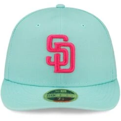 Men's San Diego Padres New Era Mint 2022 City Connect Low Profile 59FIFTY Fitted Hat -BigLeagueCaps Store mens new era mint san diego padres 2022 city connect low profile 59fifty fitted hat pi4464000 altimages ff 4464413 1d099c361a92e0942e51alt2 full