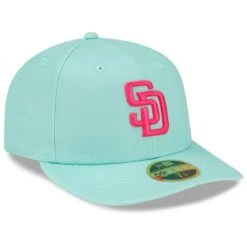 Men's San Diego Padres New Era Mint 2022 City Connect Low Profile 59FIFTY Fitted Hat -BigLeagueCaps Store mens new era mint san diego padres 2022 city connect low profile 59fifty fitted hat pi4464000 altimages ff 4464413 1d099c361a92e0942e51alt3 full