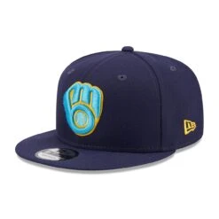 Men's Milwaukee Brewers New Era Navy 2023 MLB Father's Day 9FIFTY Snapback Hat -BigLeagueCaps Store mens new era navy milwaukee brewers 2023 mlb fathers day 9fifty snapback hat ss5 p 5041297pv 3u xdayjk5ucvpthbak78owv bn2xd55ia6wirgknq9ok