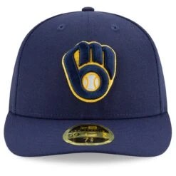 Men's Milwaukee Brewers New Era Navy Authentic Collection On-Field Low Profile 59FIFTY Fitted Hat 7 Men's Milwaukee Brewers New Era Navy Authentic Collection On-Field Low Profile 59FIFTY Fitted Hat -BigLeagueCaps Store mens new era navy milwaukee brewers authentic collection on field low profile 59fifty fitted hat pi3750000 altimages ff 3750467 1a41e0657bc4ffffdce4alt2 full