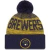 Men's Milwaukee Brewers New Era Navy Authentic Collection Sport Cuffed Knit Hat With Pom -BigLeagueCaps Store mens new era navy milwaukee brewers authentic collection sport cuffed knit hat with pom ss5 p 3863231pv 1u fk8g6u2yi11mgolodwkav ajt59zrnav1j5dnvkykm