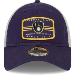 Men's Milwaukee Brewers New Era Navy Property Trucker 9TWENTY Snapback Hat -BigLeagueCaps Store mens new era navy milwaukee brewers property trucker 9twenty snapback hat ss5 p 5002961pv 2u egpszi69h8teq57vmz0sv fxvsgcebcicwlxpybhtx