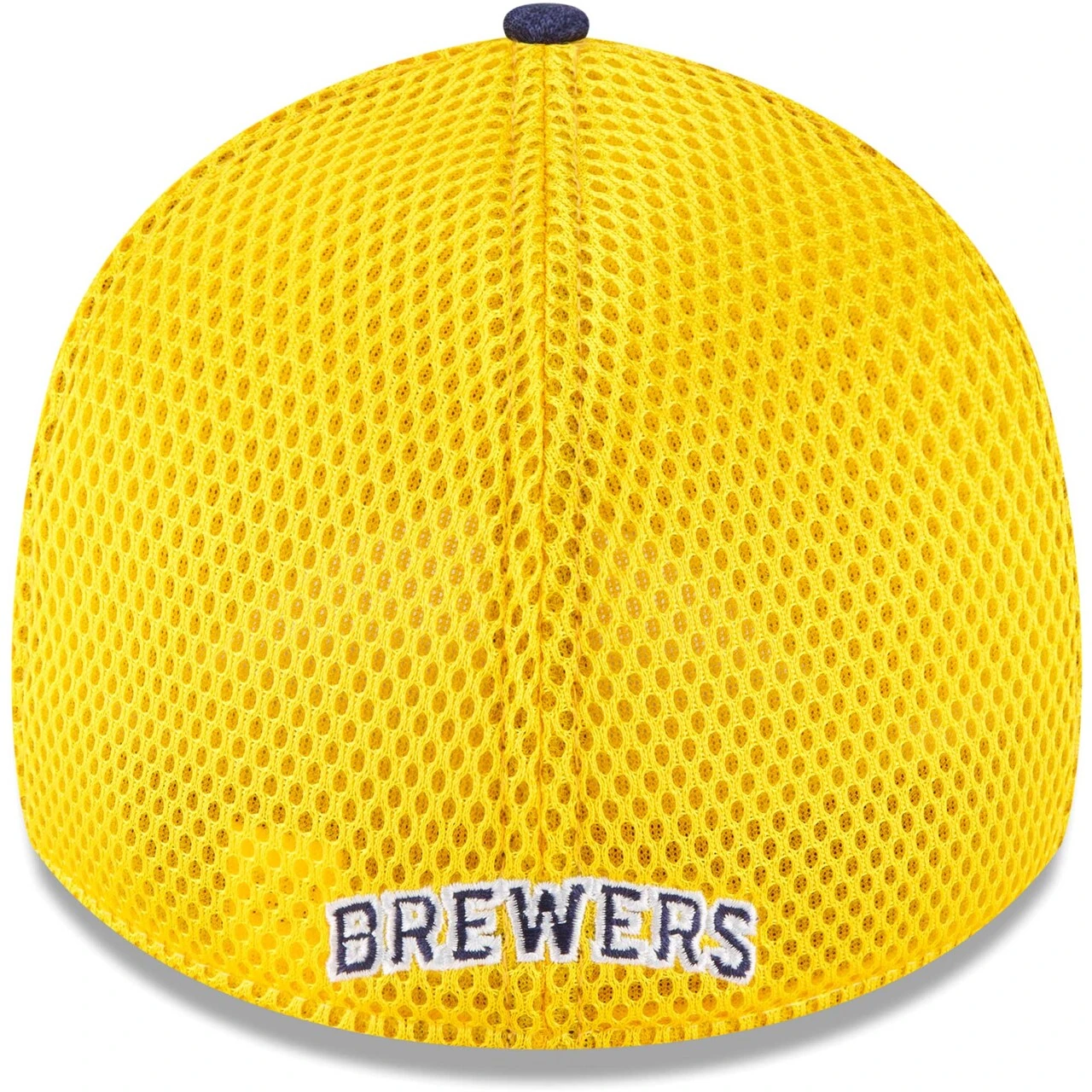 Men's Milwaukee Brewers New Era Navy Shadow Neo 39THIRTY Flex Hat 6 Men's Milwaukee Brewers New Era Navy Shadow Neo 39THIRTY Flex Hat - Image 4