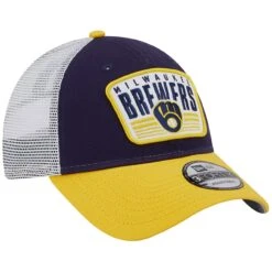 Men's Milwaukee Brewers New Era Navy Two-Tone Patch 9FORTY Snapback Hat -BigLeagueCaps Store mens new era navy milwaukee brewers two tone patch 9forty snapback hat ss5 p 5002711pv 3u pxglcam0xbb0rejvz6a1v qpy9vom1hzluyskew271