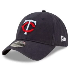 Men's Minnesota Twins New Era Navy 2021 Father's Day 9TWENTY Adjustable Hat -BigLeagueCaps Store mens new era navy minnesota twins 2021 fathers day 9twenty adjustable hat pi3817000 altimages ff 3817130 d70ab157f13bff678798alt3 full