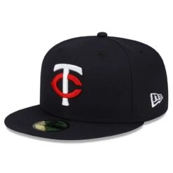 Men's Minnesota Twins New Era Navy 2023 Authentic Collection Home 59FIFTY Fitted Hat