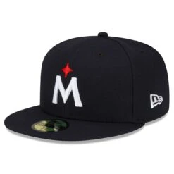 Men's Minnesota Twins New Era Navy 2023 Authentic Collection Road 59FIFTY Fitted Hat