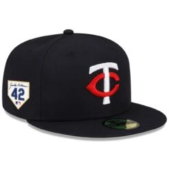 Men's Minnesota Twins New Era Navy 2023 Jackie Robinson Day 59FIFTY Fitted Hat