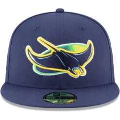Men's Tampa Bay Rays New Era Navy Alternate Authentic Collection On-Field 59FIFTY Fitted Hat -BigLeagueCaps Store mens new era navy tampa bay rays alternate authentic collection on field 59fifty fitted hat pi3077000 altimages ff 3077937alt2 full