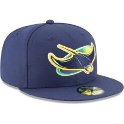 Men's Tampa Bay Rays New Era Navy Alternate Authentic Collection On-Field 59FIFTY Fitted Hat -BigLeagueCaps Store mens new era navy tampa bay rays alternate authentic collection on field 59fifty fitted hat pi3077000 altimages ff 3077937alt3 full