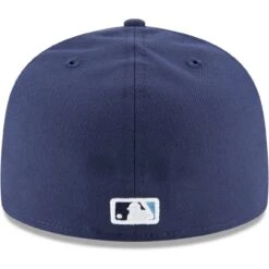 Men's Tampa Bay Rays New Era Navy Alternate Authentic Collection On-Field 59FIFTY Fitted Hat -BigLeagueCaps Store mens new era navy tampa bay rays alternate authentic collection on field 59fifty fitted hat pi3077000 altimages ff 3077937alt4 full