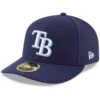 Men's Tampa Bay Rays New Era Navy Game Authentic Collection On-Field Low Profile 59FIFTY Fitted Hat -BigLeagueCaps Store mens new era navy tampa bay rays game authentic collection on field low profile 59fifty fitted hat pi2659000 ff 2659854 full