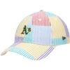Men's Oakland Athletics New Era Seersucker 9TWENTY Adjustable Hat -BigLeagueCaps Store mens new era oakland athletics seersucker 9twenty adjustable hat pi3943000 altimages ff 3943303 8f7fb417b8555565f29dalt1 full