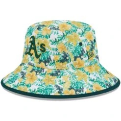 Men's Oakland Athletics New Era Tropic Floral Bucket Hat