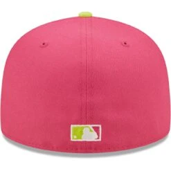 Men's Milwaukee Brewers New Era Pink 50th Anniversary Beetroot Cyber 59FIFTY Fitted Hat -BigLeagueCaps Store mens new era pink milwaukee brewers 50th anniversary beetroot cyber 59fifty fitted hat pi4692000 altimages ff 4692840 04cdfe2eda04a5b84340alt4 full