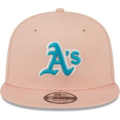 Men's Oakland Athletics New Era Pink Sky Aqua Undervisor 9FIFTY Snapback Hat -BigLeagueCaps Store mens new era pink oakland athletics sky aqua undervisor 9fifty snapback hat ss5 p 200015889pv 2u x3begzz9pcwz3hvgs41jv wxdye07wesn8rdyotcfp