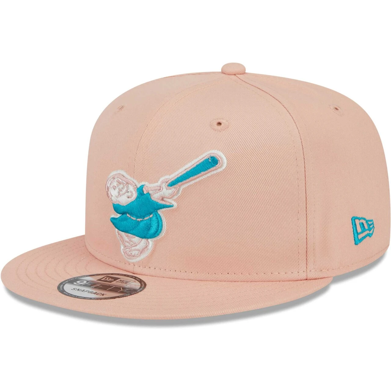 Men's San Diego Padres New Era Pink Sky Aqua Undervisor 9FIFTY Snapback Hat 5 Men's San Diego Padres New Era Pink Sky Aqua Undervisor 9FIFTY Snapback Hat - Image 3