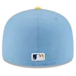 Men's Milwaukee Brewers New Era Powder Blue 2022 City Connect 59FIFTY Fitted Hat -BigLeagueCaps Store mens new era powder blue milwaukee brewers 2022 city connect 59fifty fitted hat pi4464000 altimages ff 4464364 e11bfe248fdd91c64f54alt4 full
